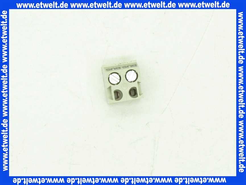 0020162579 Vaillant Klemmleiste, 2-polig VPM 20/2 S, 60/2 S u.w. 1 Stück