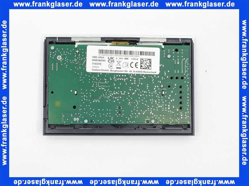 Vaillant Regler, VRC 470 0020184593