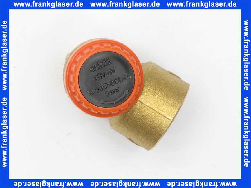 Vaillant Sicherheitsventil, Sole, 3 bar 0020222860