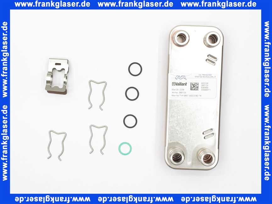 Vaillant Wärmetauscher BW, 12 Platten 065131