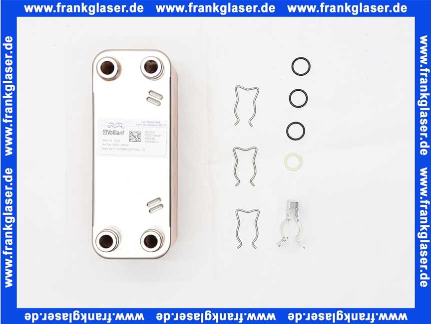 Vaillant Wärmetauscher BW, 38 Platten 065132