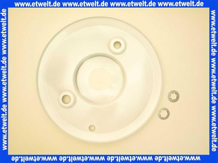 Vaillant Deckel, weiß 078996