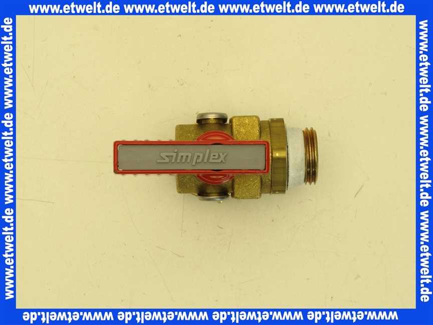 Vaillant Entleerungsventil, K.F.E.-Hahn 082244