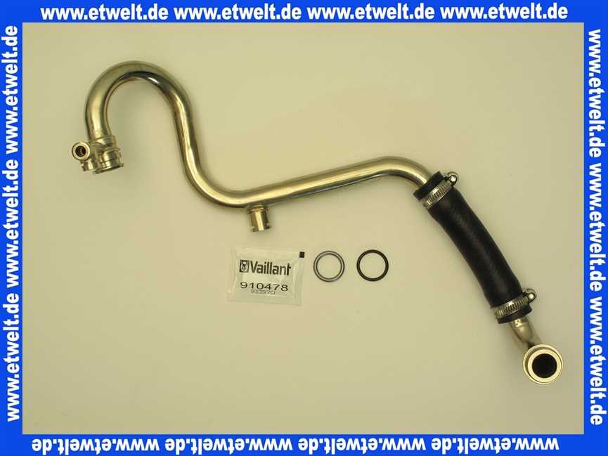 Vaillant Anschlussrohr, Pumpe-PWT 089255