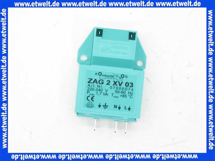 Vaillant Zündtransformator 091241