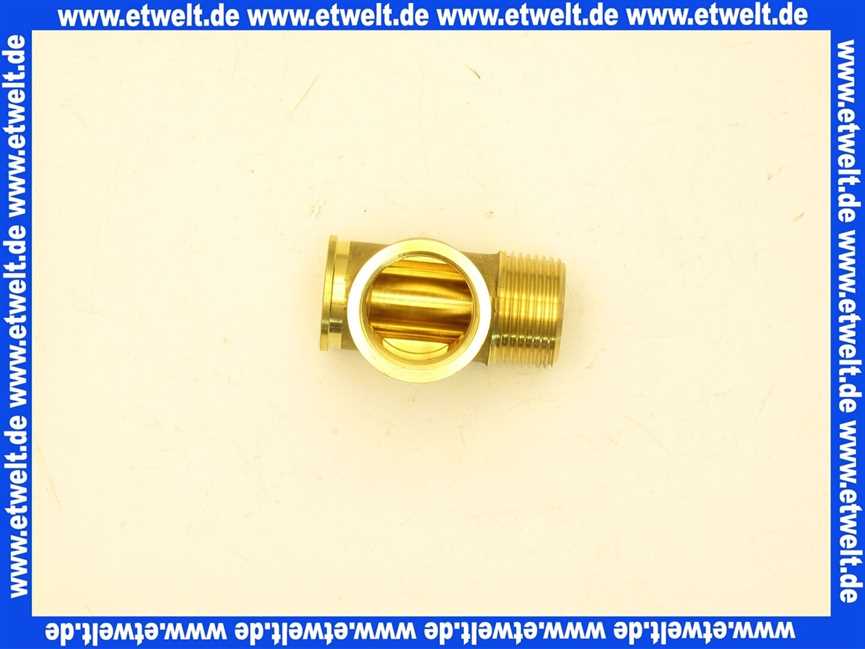 Vaillant T-Stück, K.F.E.-Hahn/Speicher 129257