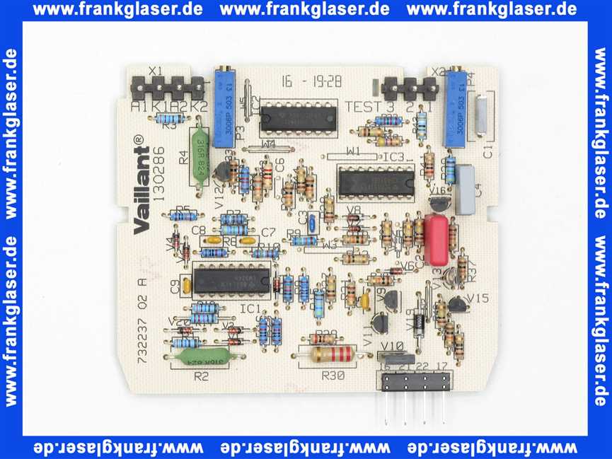 Vaillant Leiterplatte, Abgassensor 130311