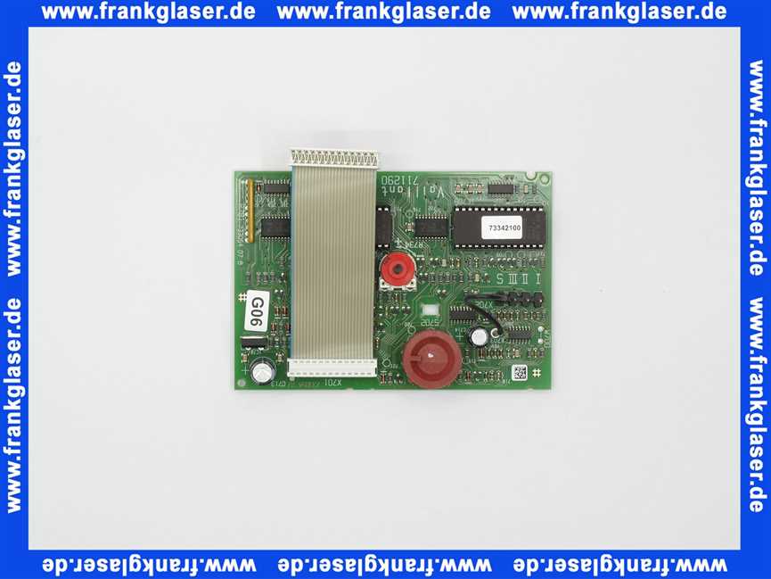 Vaillant Leiterplatte, Logik 130354