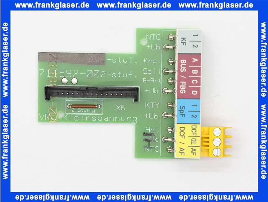 Vaillant Leiterplatte, Fühlerplatine 130405