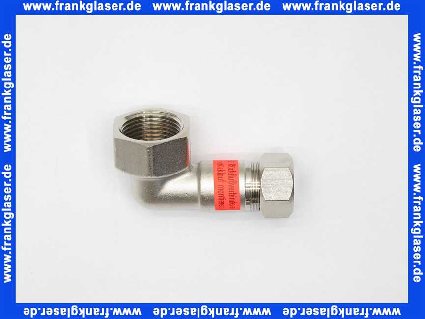 Vaillant Winkel, mit Rückflussverhinderer 163035