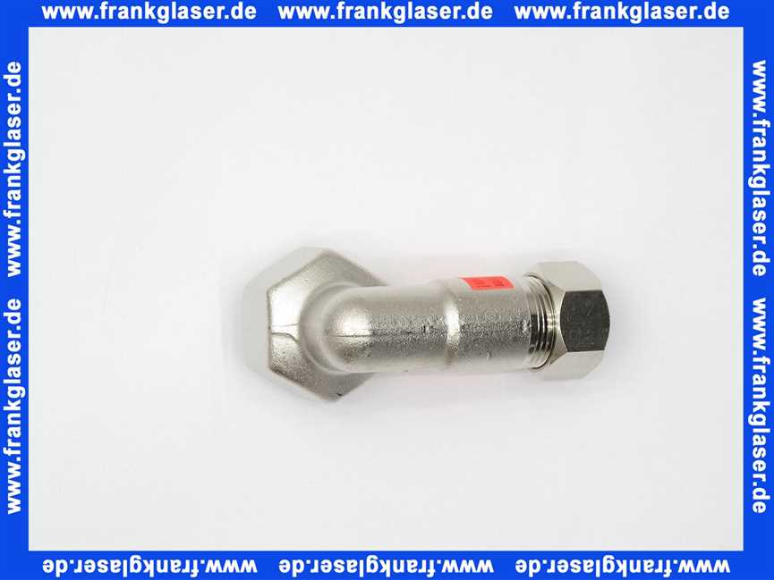 Vaillant Winkel, mit Rückflussverhinderer 163035