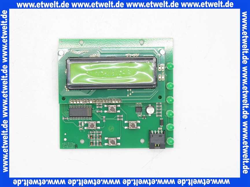 Vaillant Leiterplatte, Displaykarte 179029