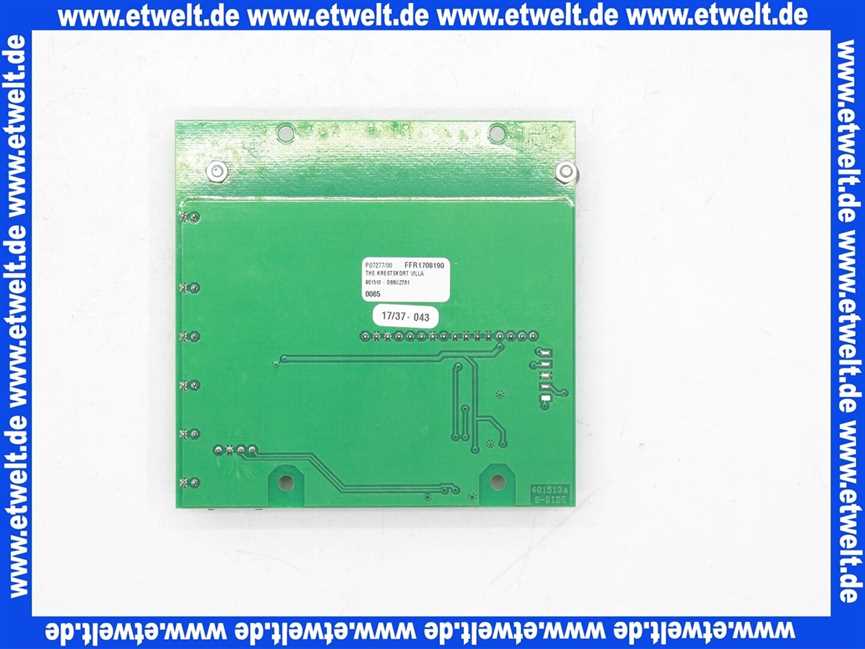 Vaillant Leiterplatte, Displaykarte 179029