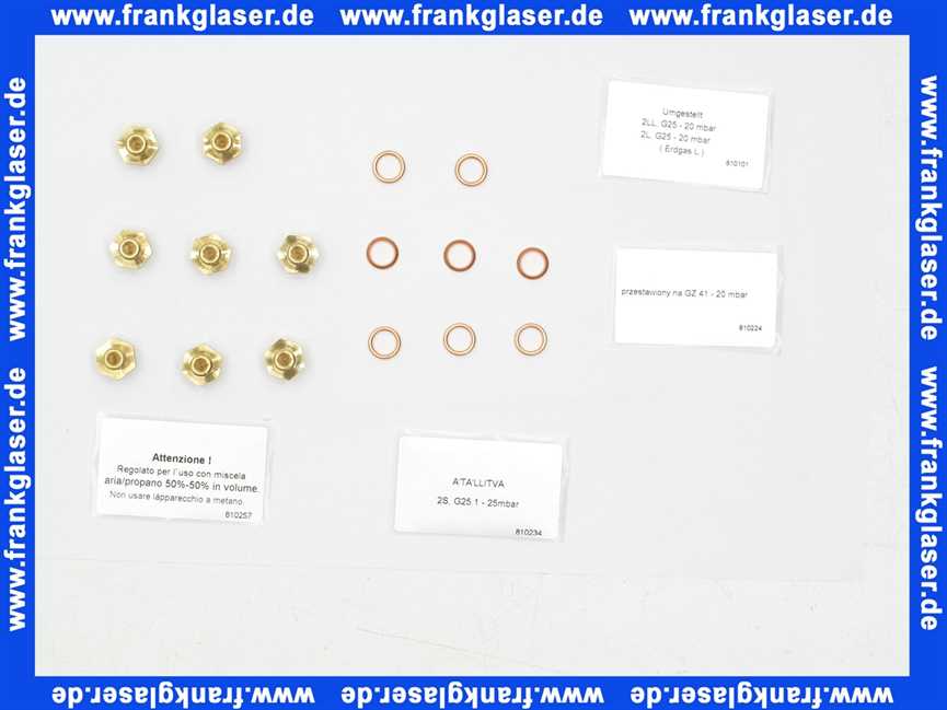 Vaillant Düsenwechselsatz, 8 Düsen-D 1,73 200135