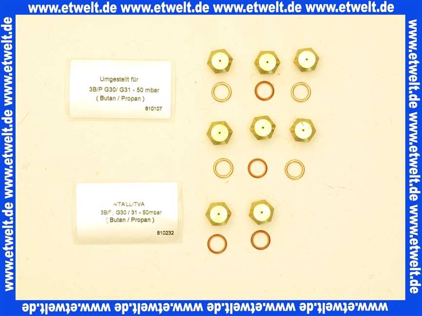 Vaillant Düsenwechselsatz, 8 Düsen-D 0,85 200137