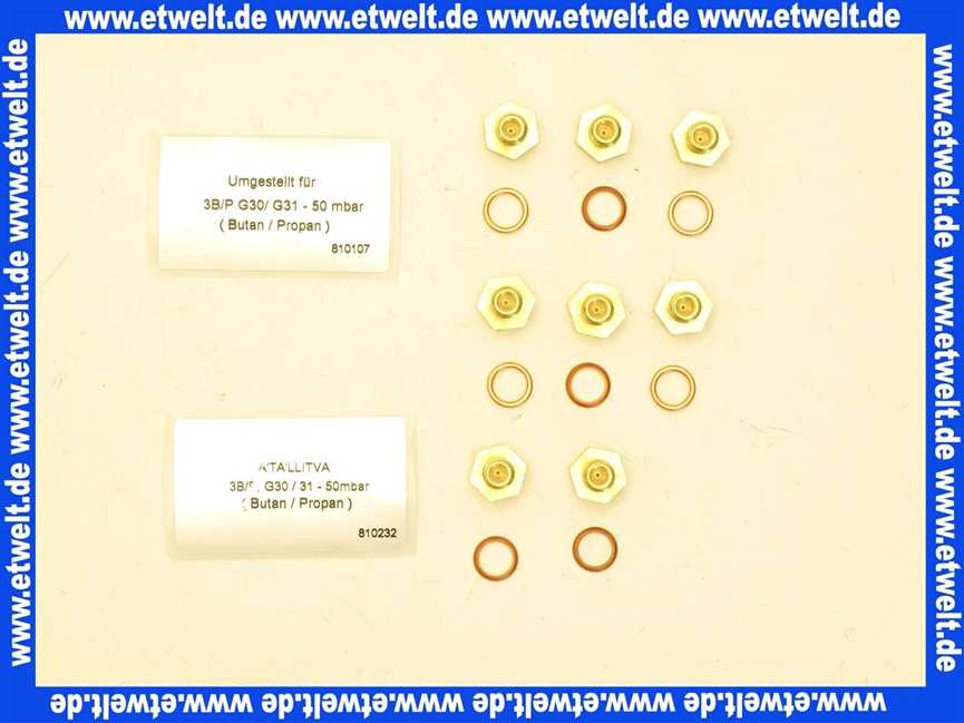 Vaillant Düsenwechselsatz, 8 Düsen-D 0,85 200137