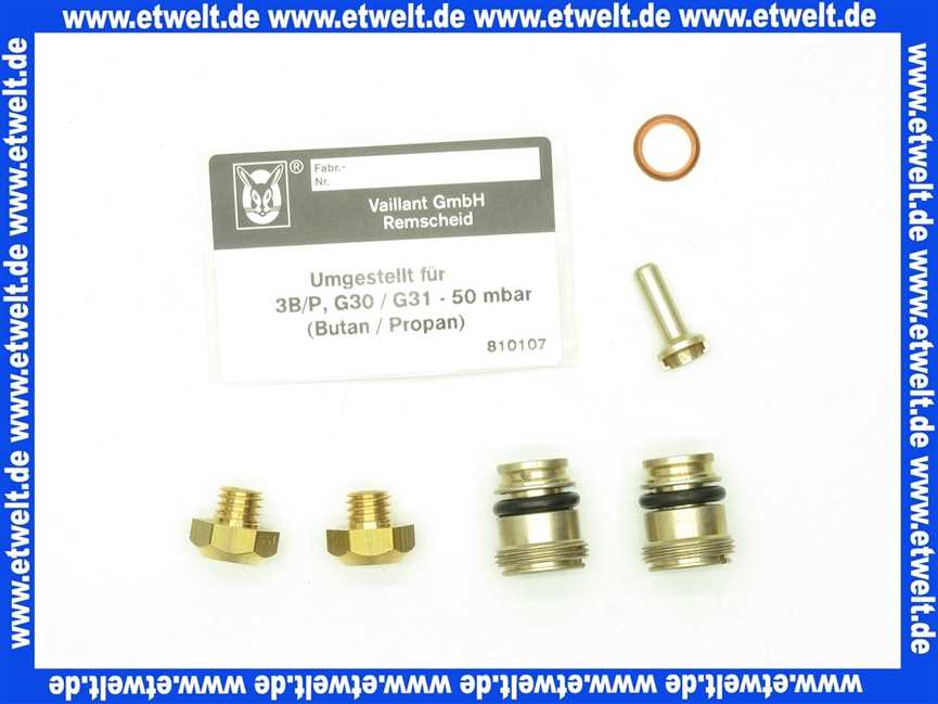 Vaillant Düsenwechselsatz 200185