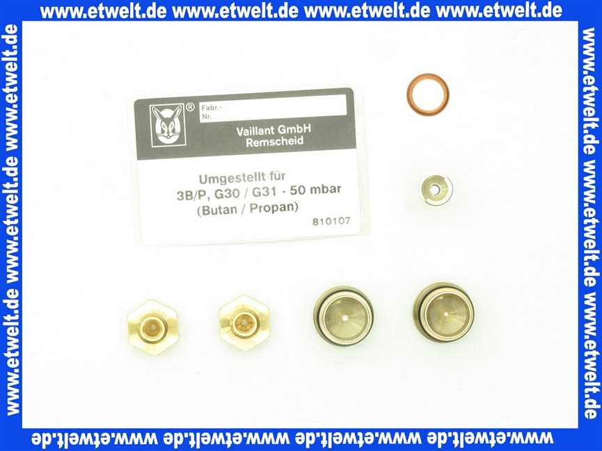 Vaillant Düsenwechselsatz 200185
