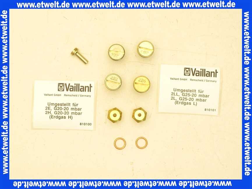 Vaillant Düsenwechselsatz 200186