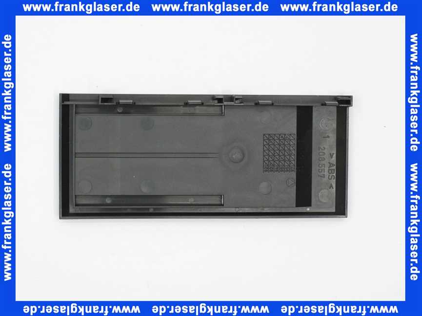 Vaillant 208557 Blende VCW 204,254 XE (Bedienungsanleitung)