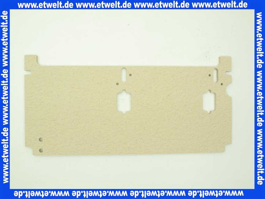 Vaillant Isolierplatte 210681