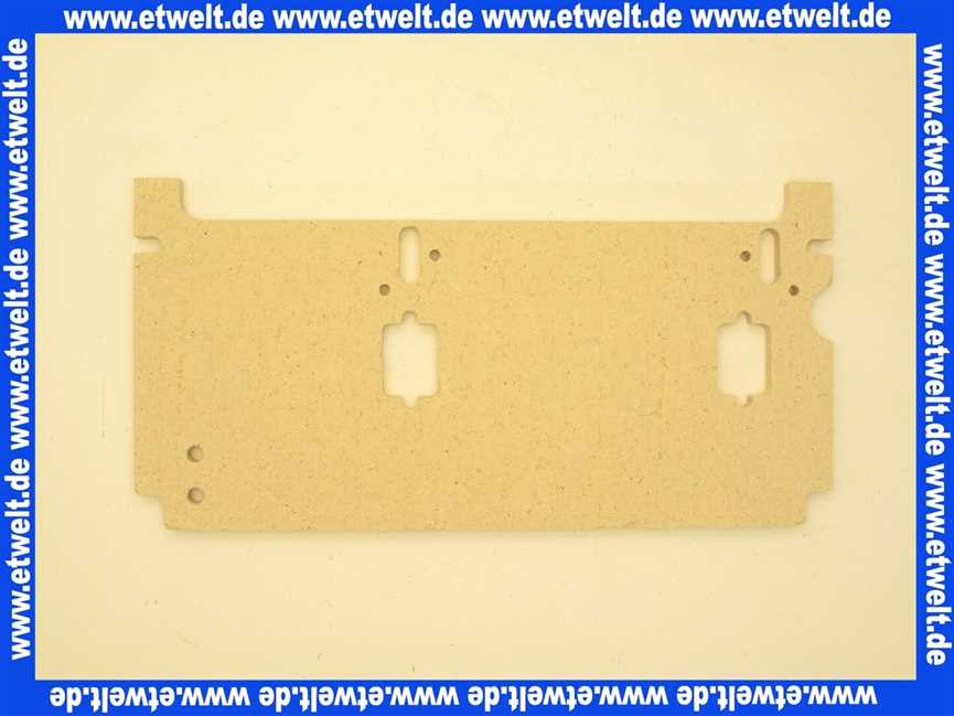 Vaillant Isolierplatte 210730