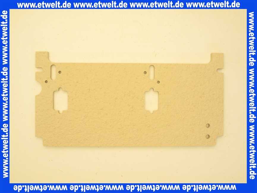 Vaillant Isolierplatte 210730