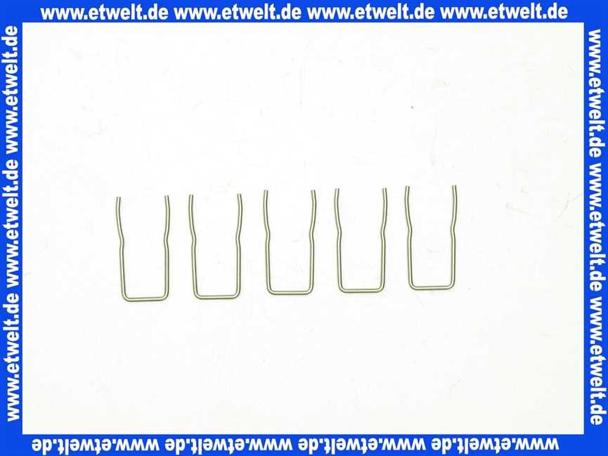 Vaillant Klemmfeder, (x5) 219614