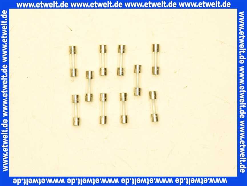 Vaillant Sicherung, 1,25A T, (x10) 251961