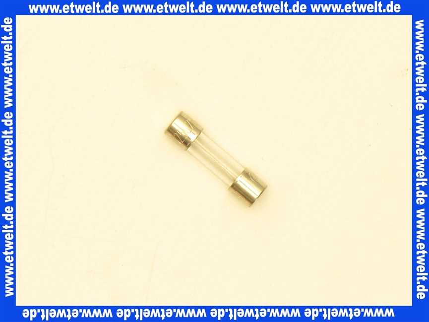 Vaillant 251965 Sicherung MAG 11-17 2/0, 16-0/0, 125 mA 1 Stück