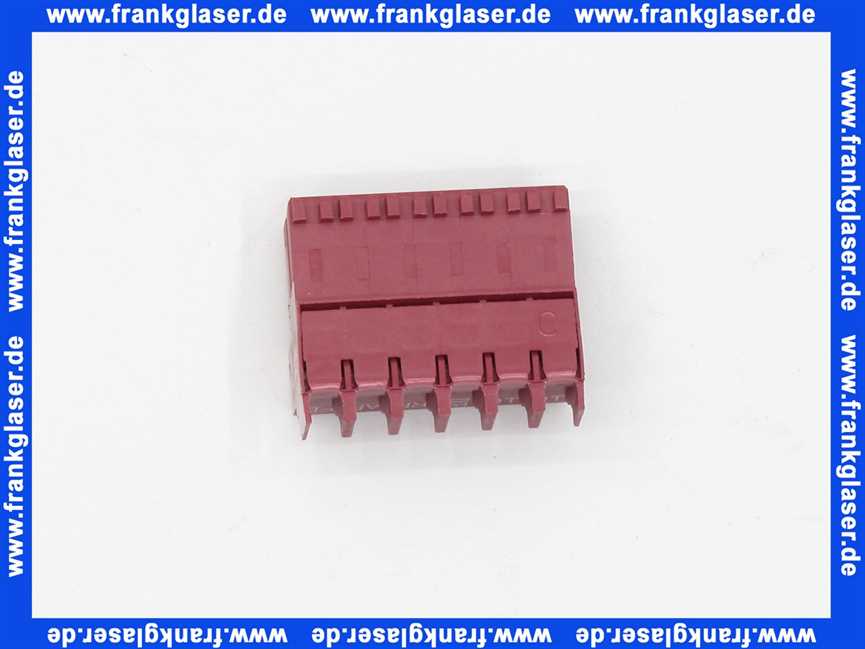 Vaillant Steckverbinder Stecker Rast 5, 6-polig 252629