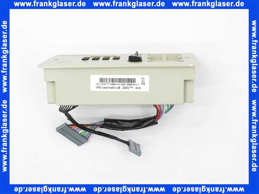 Vaillant Elektronischer Regler, VRC-UB 252979