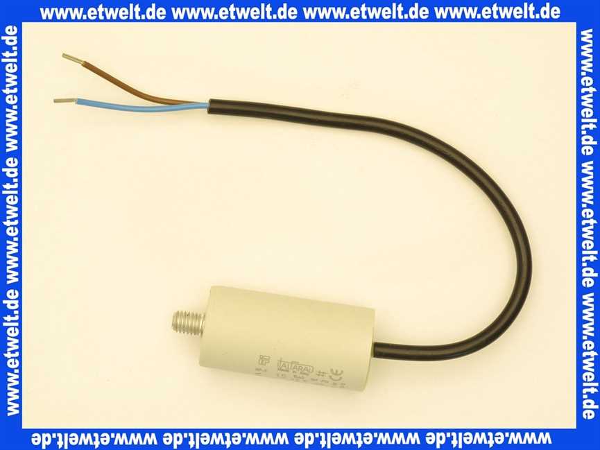 Vaillant Kondensator 1,5 uF (für Gebläse) 257314