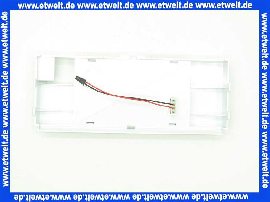 Vaillant Gehäuse, Mittelteil mit Kabelbaum 295308