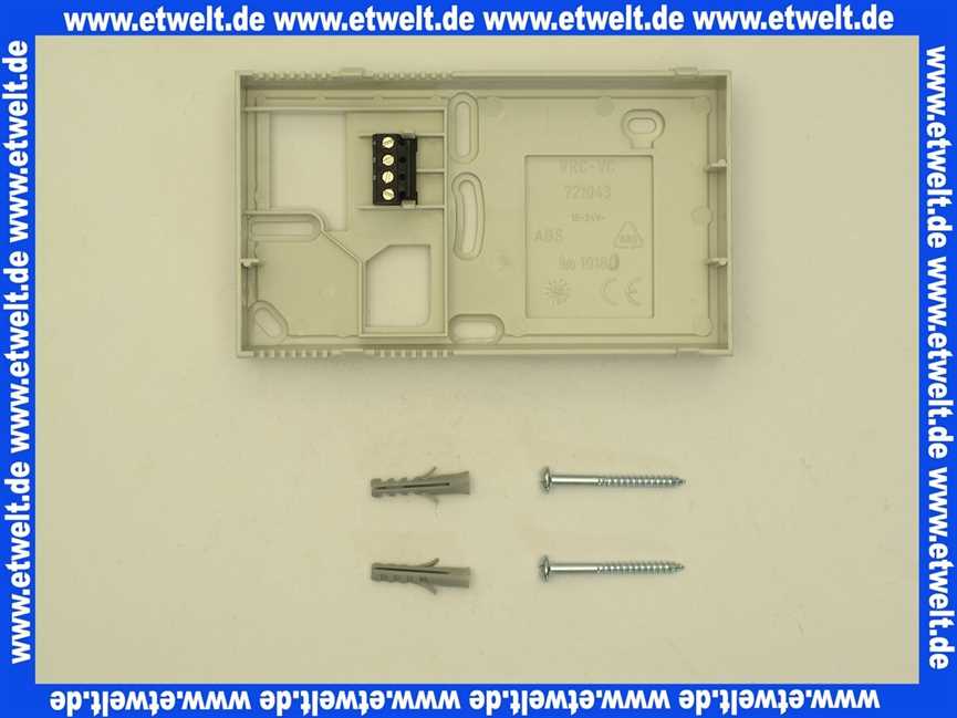 Vaillant Sockel 299517 Wandhalterung zu VRC 410s und VRC 420s