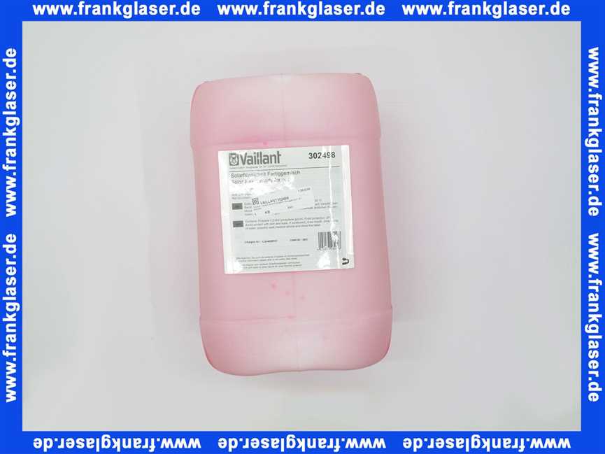 302498 Vaillant Solarflüssigkeit Fertiggemisch 20 l Kanister