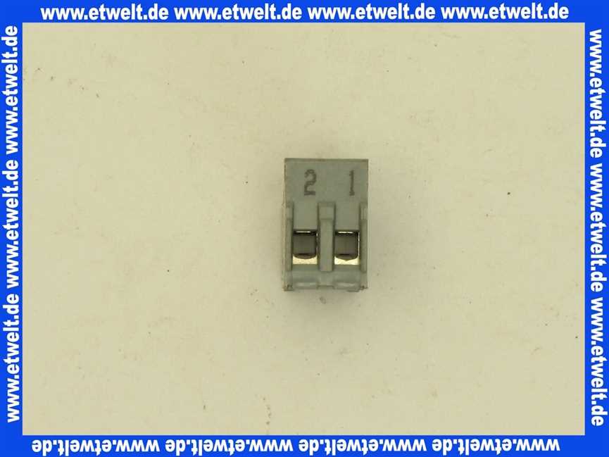 Vaillant Steckverbinder (Rast 5, 2-polig) 733725