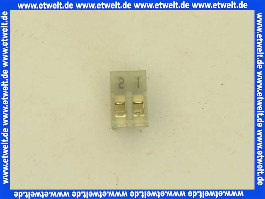 Vaillant Steckverbinder (Rast 5, 2-polig) 733731