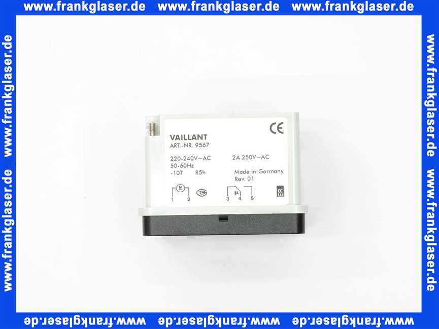 Vaillant Schaltuhr, 1-Kanal digital VRC 9567 961271