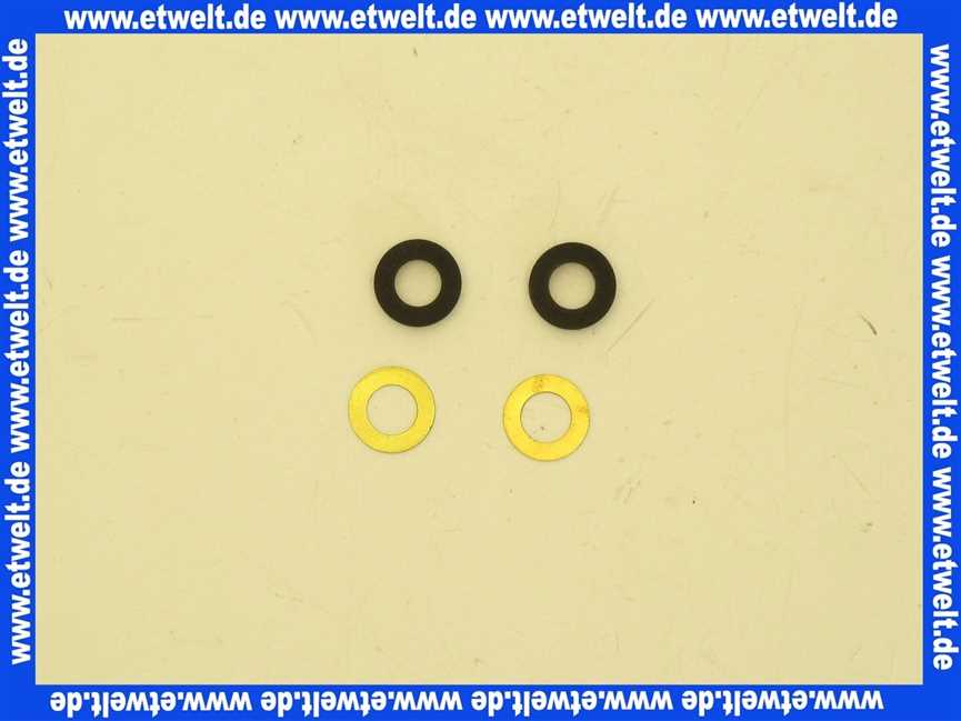 Vaillant Dichtungssatz 981022 zu Warmwassergerät mit 3/8 Zoll Anschluss