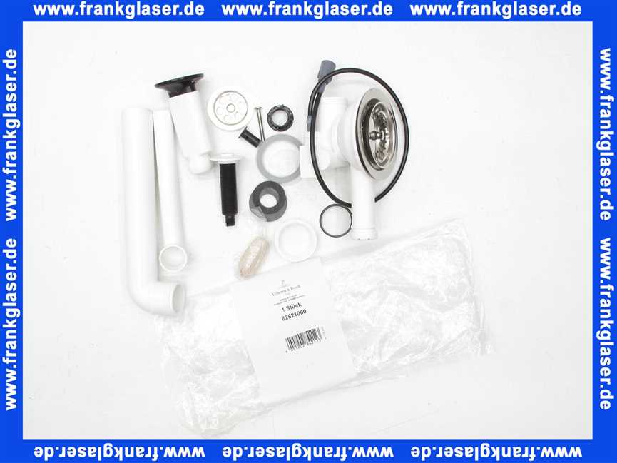 82491000 Villeroy und Boch Excenter Ablauf ohne Drehknopf-Pin kurz