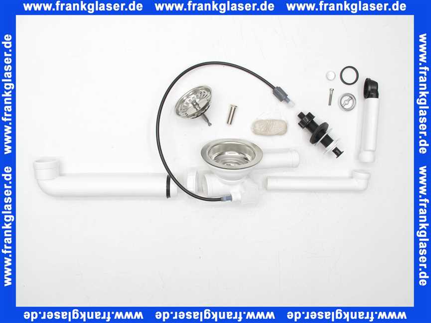 82861000 Villeroy & Boch Ab- und Überlaufgarnitur mit Excenterbedienung