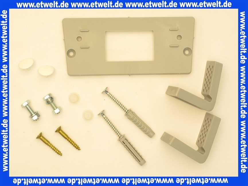 92082901 Villeroy & Boch Befestigungssatz für Ablaufhaube Halbseule