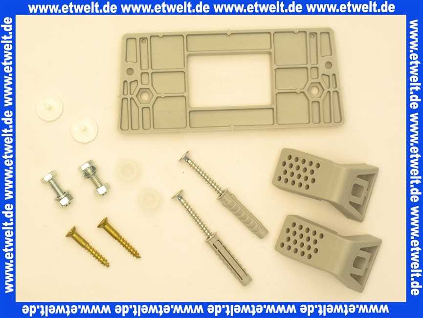 92082901 Villeroy & Boch Befestigungssatz für Ablaufhaube Halbseule