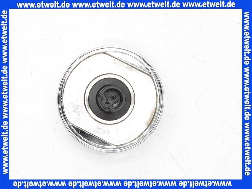 94052661 Vileroy und Boch Abdeckkappe Einzelgriff rund verchromt zu Excenterbedienung