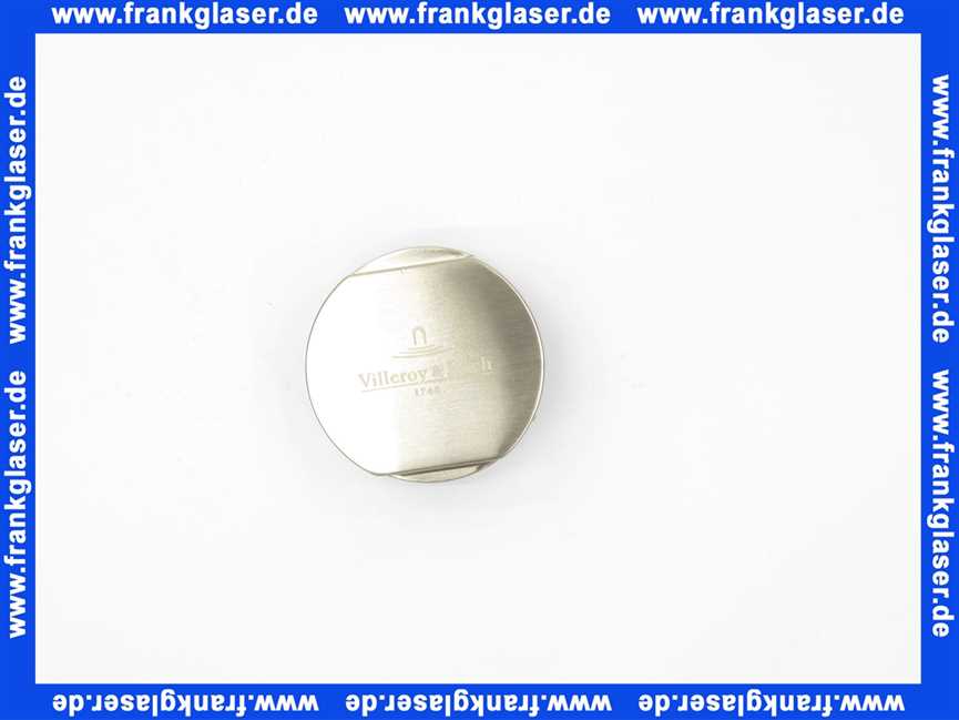 940526L7/61 Vileroy und Boch Abdeckkappe Einzelgriff rund für Drehgriff