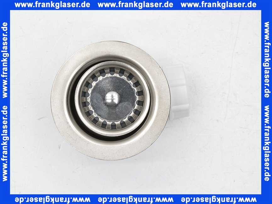 94082061 Villeroy und Boch Ventil Ablaufventil verchromt für Spülbecken