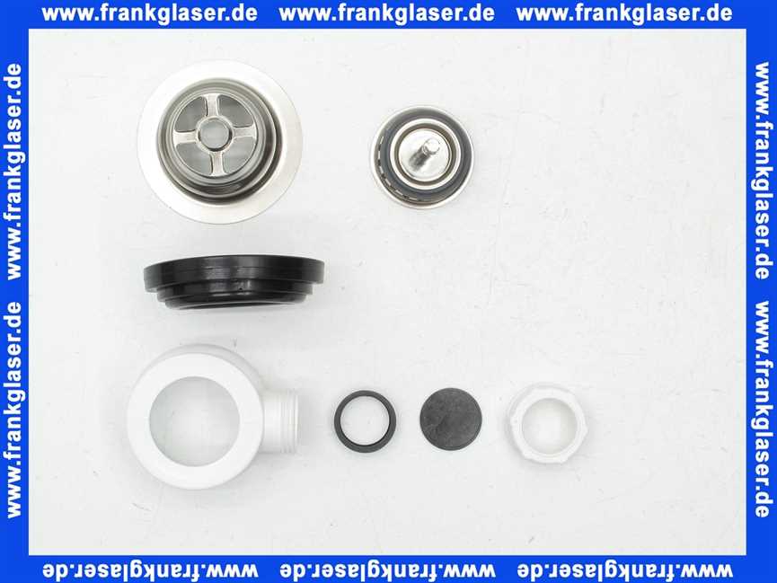 94082061 Villeroy und Boch Ventil Ablaufventil verchromt für Spülbecken