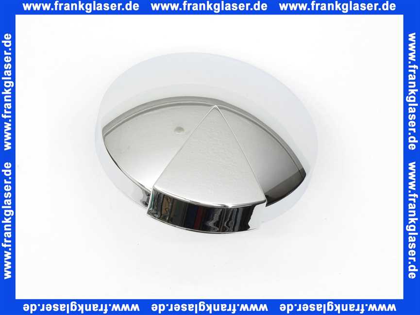 Villeroy & Boch Abdeckung Drehgriff für Wannen- Ablaufgarnitur Wellness chrom