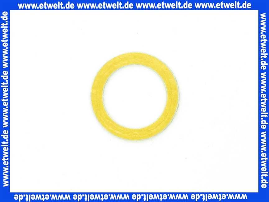 Dichtungsring 24x17x2,0 mm, AFM34/2, einseitig selbstklebend, DIN-DVGW nach DIN 3535 Teil6 FA, Elastomerleitlinienfreigabe, DVGW-W270, DIN 30653 (vormals VP 401, HTB), WRAS
